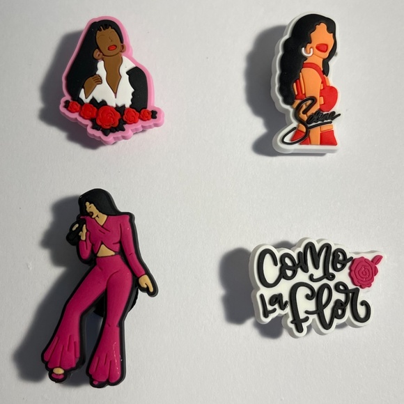 Selena Charms Jibbitz Shoe Charms Singer Texas - Picture 1 of 2